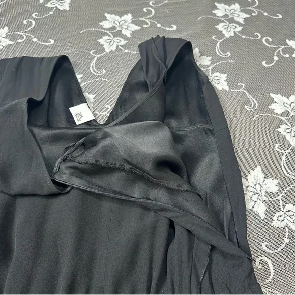 Iris & Ink Black Ruffle Jumpsuit - Picture 10 of 16